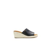Hush Puppies Women's Willow Rattan Slide in Black | Size: 7 Hush Puppies Black 7
