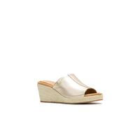 Hush Puppies Willow Rattan Slide In Gold Gold