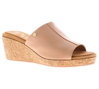 Hush Puppies Willow Slide Womens Wedge Sandals Beige, 8