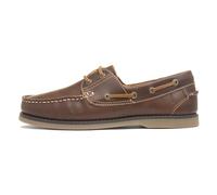 Hush Puppies Wilson Leather Men's Brown Boat Shoes - UK 12 / EU 47 / US 13