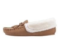 Hush Puppies Women's Agnes Fur Slipper, Tan, 3 UK