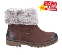 (Brown, 3 (Adults')) Hush Puppies Alice Leather Women's Brown Boots