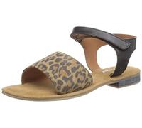 Hush Puppies Women's Annabelle Sandals, Black & Leopard, 3