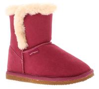 Hush Puppies Womens Ashlyn Genuine Suede Bootie Slippers Rose - Pink - Size UK 11