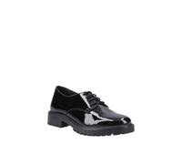 Hush Puppies Aubrey Leather Girl's Black Derby Shoes