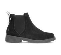 Hush Puppies Womens Black Chelsea Boots Leather Water Resistant Memory Foam SIZE