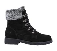 Hush Puppies Women's Florence Mid Calf Boot, Black, 4 UK