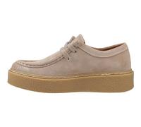 Hush Puppies Female Bridie Suede Mocc Toe, Taupe,4