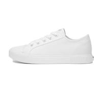 Hush Puppies Women's Brooke Canvas Trainers, White, 8