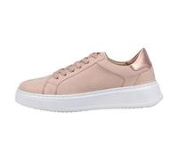 Hush Puppies Women's Camille Lace Cupsole Trainers, Light Pink, 4