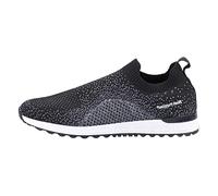 Hush Puppies Women's Ennis Trainer Sneaker, Black, 8 UK