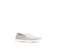 Hush Puppies Women's 'Everyday' Smooth Leather Slip On Shoes in Grey | Size: 3 Hush Puppies Grey 3