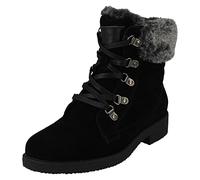 Hush Puppies Women's Florence Mid Calf Boot, Black, 5 UK
