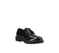Hush Puppies Gabi Lace Up Leather Girl's Black Brogues
