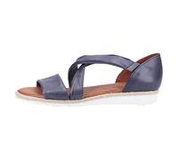 Hush Puppies Gemma Leather Sandals Womens - Navy - Size UK 4