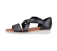 Hush Puppies Women's Gemma Espadrille Wedge Sandal, Black, 4 UK, HPW1000-166-3