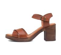 Hush Puppies Georgia Leather Women's Tan Sandals UK 4