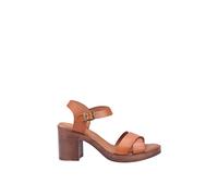 Hush Puppies Georgia Leather Women's Tan Sandals - UK 8 / EU 41 / US 9
