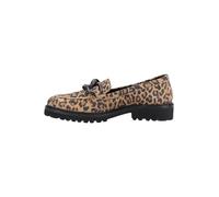Hush Puppies Gianna Leather Women's Leopard Loafers UK 3