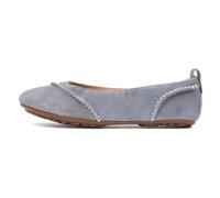 Hush Puppies Women's Janessa Ballet Flat, Blue, 8 UK