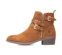 Hush Puppies Jenna Tan Womens ankle boots HPW1000-188-2 in a Plain Leather in Size 7