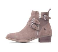 Hush Puppies 'jenna' Leather Ankle Boots In Taupe Taupe