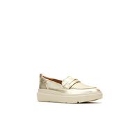 Hush Puppies Women's Joy Penny Loafer in Metallic Gold | Size: 6 Hush Puppies Metallic Gold 6
