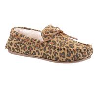 Hush Puppies Womens/Ladies Allie Leopard Print Suede Slippers (Brown) - Size UK 8