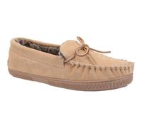 Hush Puppies Womens/Ladies Allie Slip On Leather Slipper (Tan) - Size UK 6