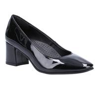 Hush Puppies Womens/Ladies Anna Leather Court Shoes (Black) - Size UK 5