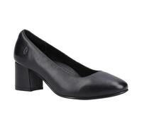 Hush Puppies Womens/Ladies Anna Leather Wide Court Shoes / N/A N/A FS12053