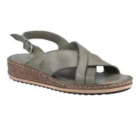 Hush Puppies Womens/Ladies Elena Leather Wedge Sandal FS7058