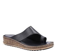 Hush Puppies Womens/Ladies Elissa Suede Sandals (Black/Cream) - Multicolour - Size UK 7