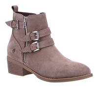 Hush Puppies Womens/Ladies Jenna Leather Ankle Boots (Taupe) - Size UK 4