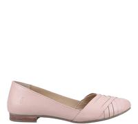 Hush Puppies Womens/Ladies MARLEY Leather Ballet Shoes (Blush) - Size UK 4