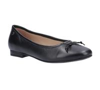 Hush Puppies Womens/Ladies Naomi Slip On Leather Ballet Pump (Black) - Size UK 8