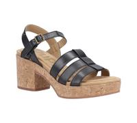 Hush Puppies Womens/Ladies Poppy Fisherman Sandals (Black) - Size UK 8