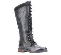 Hush Puppies Womens/Ladies Rudy Lace Up Long Leather Boot (Black) - Size UK 7