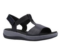 Hush Puppies Womens/Ladies Sylvie Leather Sandals (Black) - Size UK 3