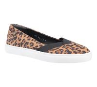 Hush Puppies Womens/Ladies Tiffany Leopard Print Suede Shoes (Brown) - Size UK 3
