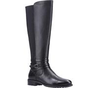 Hush Puppies Womens/Ladies Vanessa Leather Calf Boots (Black) - Size UK 5