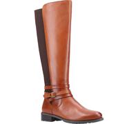 Hush Puppies Womens/Ladies Vanessa Leather Calf Boots (Tan) - Size UK 5