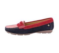 Hush Puppies Women's Margot Multi Loafer, Red/Pink/Navy, 4 UK