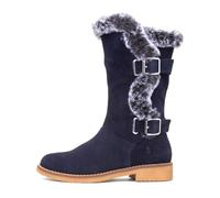 Hush Puppies Women's Megan Mid Calf Boot, Navy, 3 UK