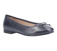 Hush Puppies Womens Naomi Leather Slip On Ballet Shoes - Navy - Size UK 6