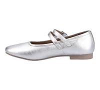 Hush Puppies Women's Naomi Mary Jane, Silver, 6 UK