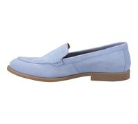 Hush Puppies Natasha Leather Women's Blue Loafers - UK 6 / EU 39 / US 8