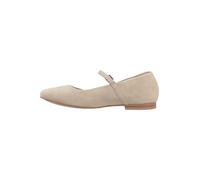 Hush Puppies Women's Pasha Suede Ballerina, Taupe, 7 UK