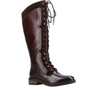 Hush Puppies Womens Rudy Leather Long Boots (Brown) - Size UK 8
