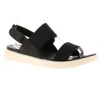 Hush Puppies Womens Sandals Flat Selena Touch Fastening black - Size UK 6